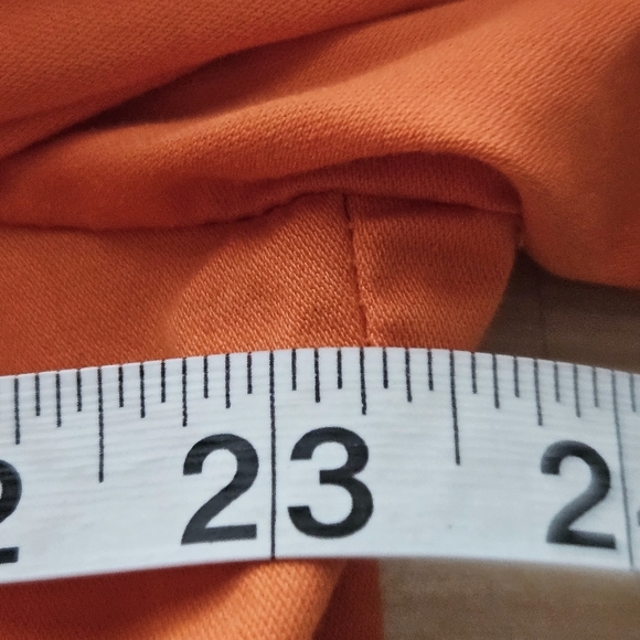 Liz Claiborne Orange Utility Jacket Womens Long Sleeve Button Up 1X - Picture 7 of 12